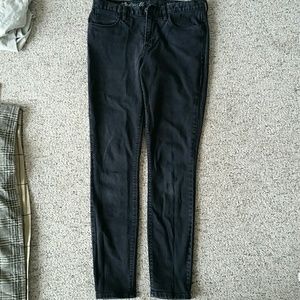 Madewell Skinny Skinny High Riser Jean 29 Black